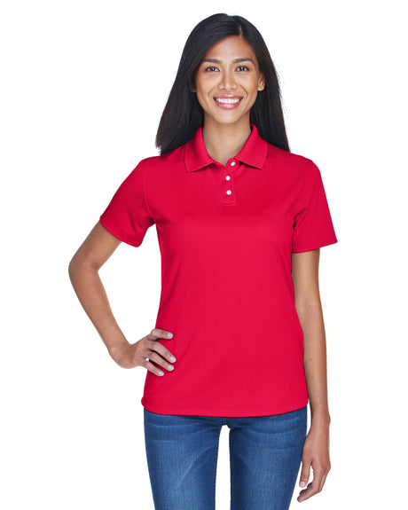 UltraClub Ladies' Cool & Dry Stain-Release Performance Polo Womens Apparel Shirts & Tops
