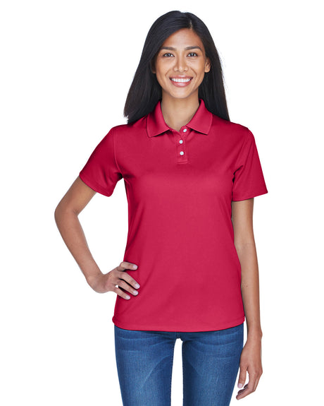 UltraClub Ladies' Cool & Dry Stain-Release Performance Polo Womens Apparel Shirts & Tops