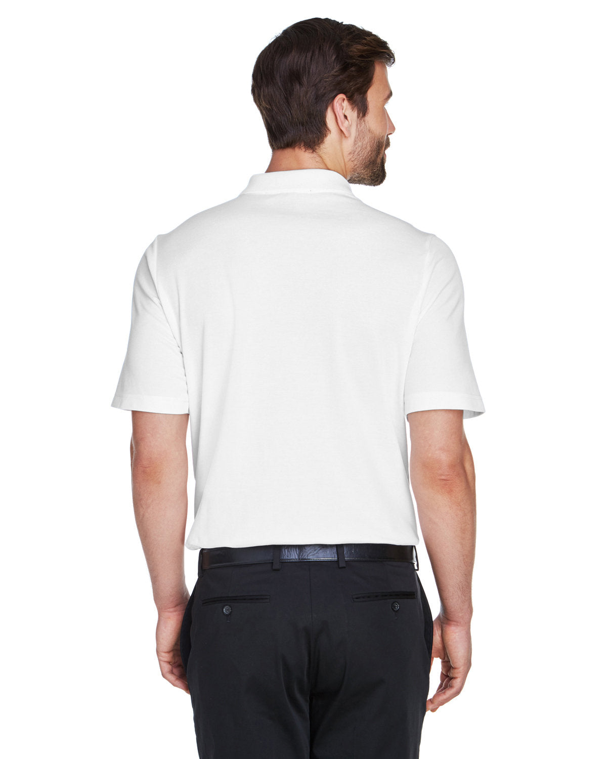Devon & Jones CrownLux Performance Men's Plaited Polo Mens Apparel Shirts & Tops
