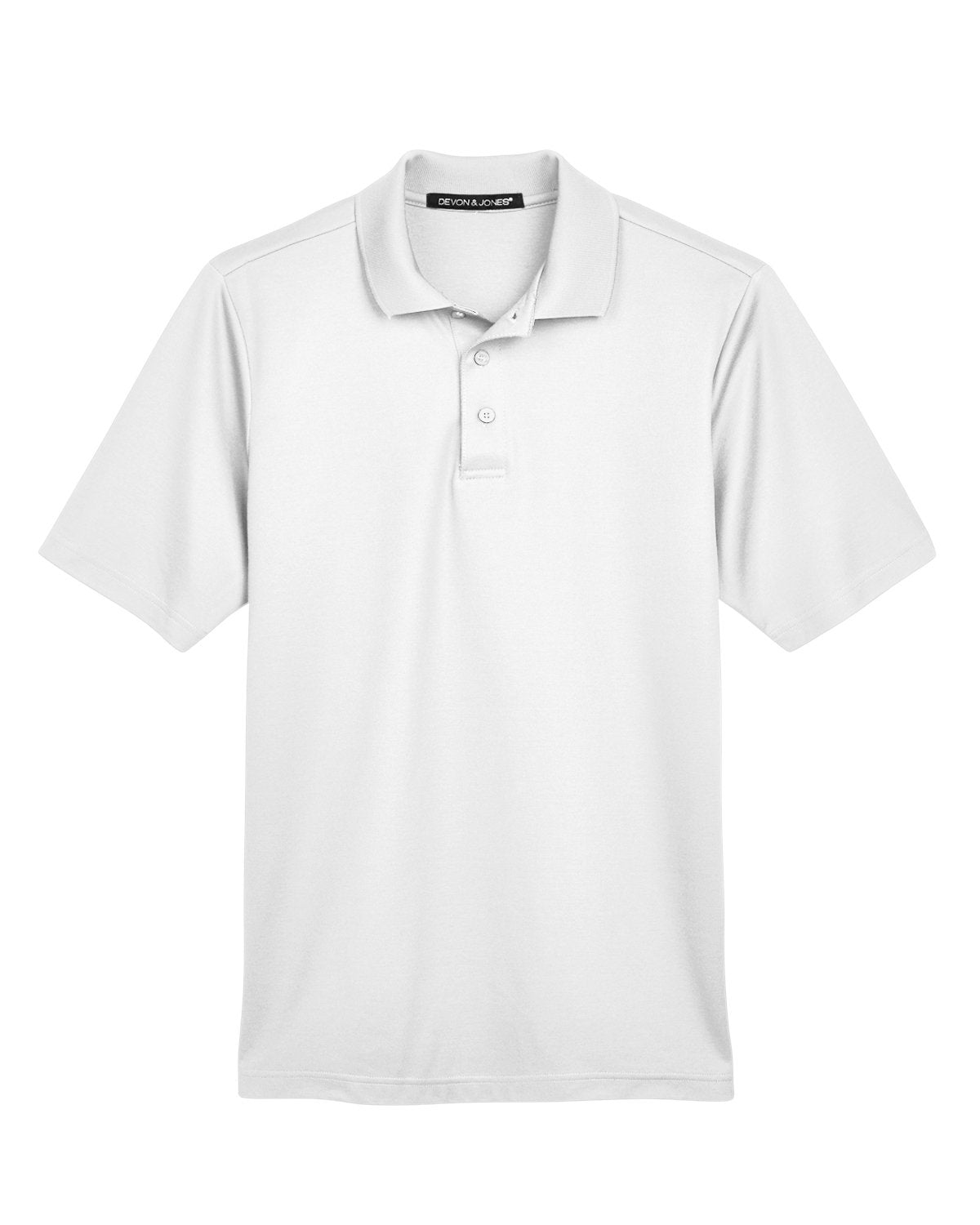 Devon & Jones CrownLux Performance Men's Plaited Polo Mens Apparel Shirts & Tops