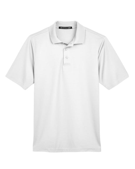 Devon & Jones CrownLux Performance Men's Plaited Polo Mens Apparel Shirts & Tops