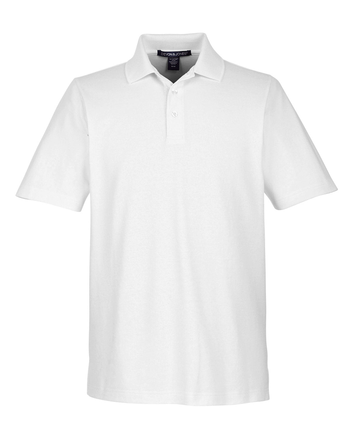 Devon & Jones CrownLux Performance Men's Plaited Polo Mens Apparel Shirts & Tops