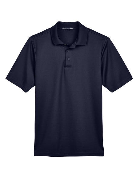 Devon & Jones CrownLux Performance Men's Plaited Polo Mens Apparel Shirts & Tops