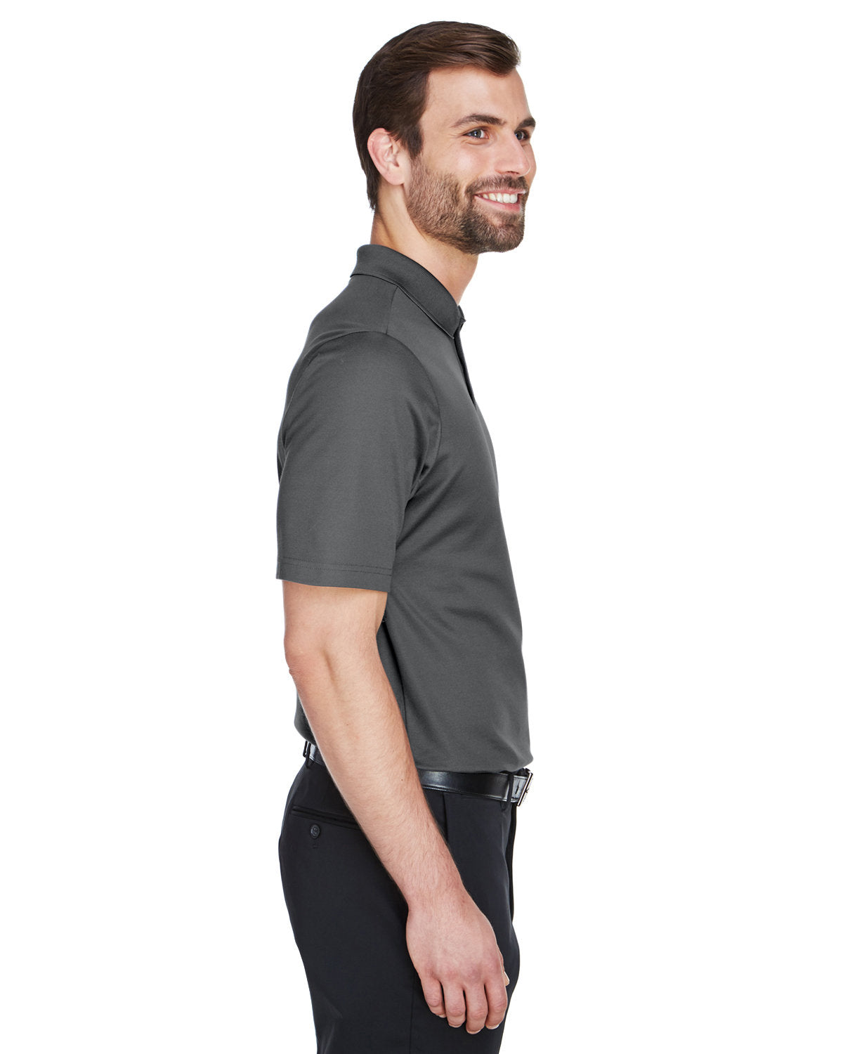 Devon & Jones CrownLux Performance Men's Plaited Polo Mens Apparel Shirts & Tops