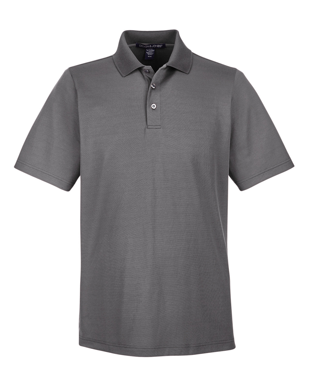 Devon & Jones CrownLux Performance Men's Plaited Polo Mens Apparel Shirts & Tops