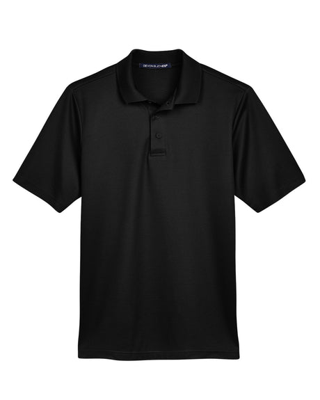 Devon & Jones CrownLux Performance Men's Plaited Polo Mens Apparel Shirts & Tops
