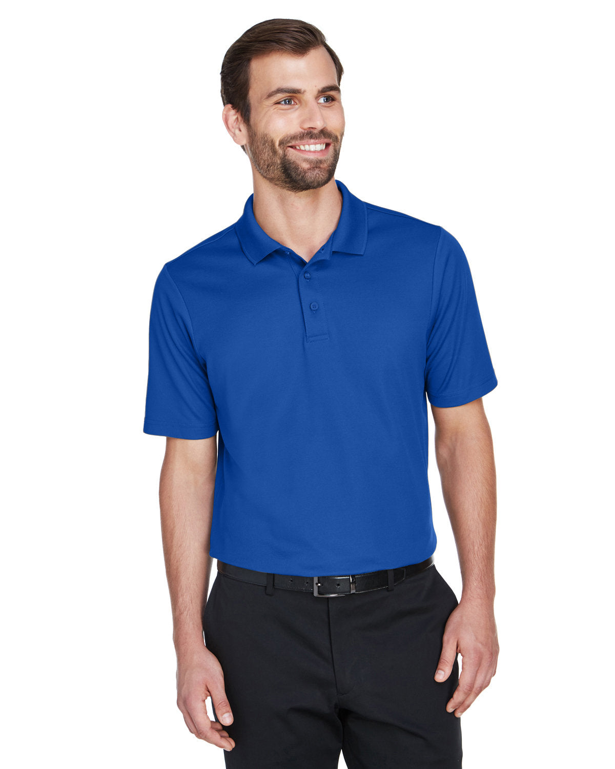Devon & Jones CrownLux Performance Men's Plaited Polo Mens Apparel Shirts & Tops