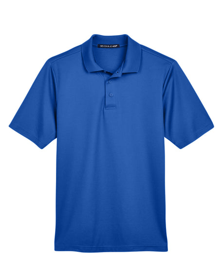 Devon & Jones CrownLux Performance Men's Plaited Polo Mens Apparel Shirts & Tops