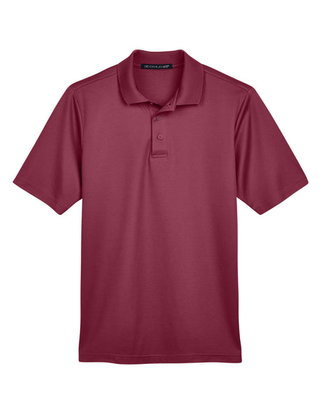 Devon & Jones CrownLux Performance Men's Plaited Polo Mens Apparel Shirts & Tops