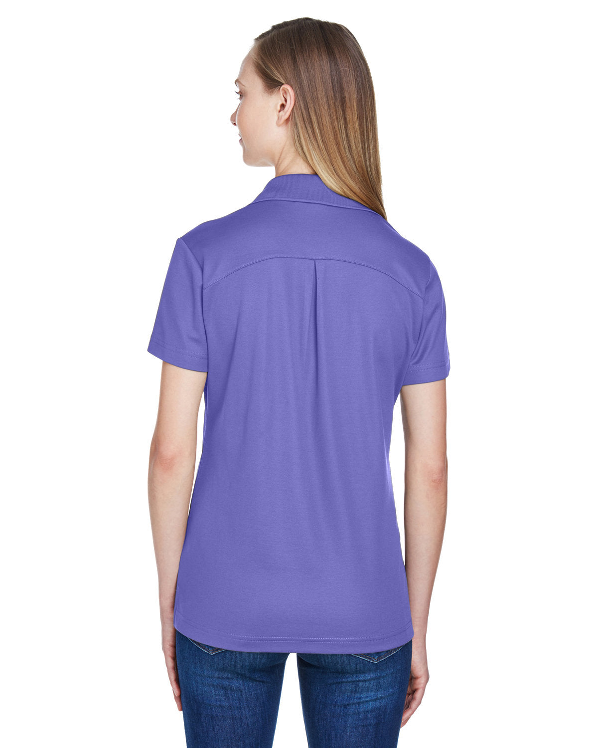 Devon & Jones CrownLux Performance Ladies' Plaited Polo