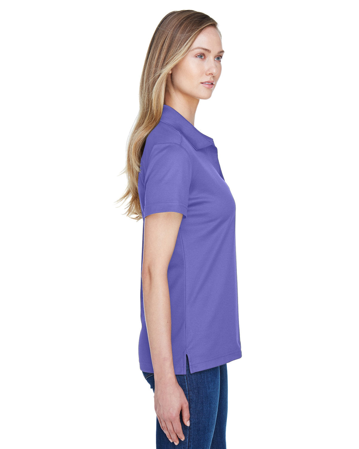 Devon & Jones CrownLux Performance Ladies' Plaited Polo