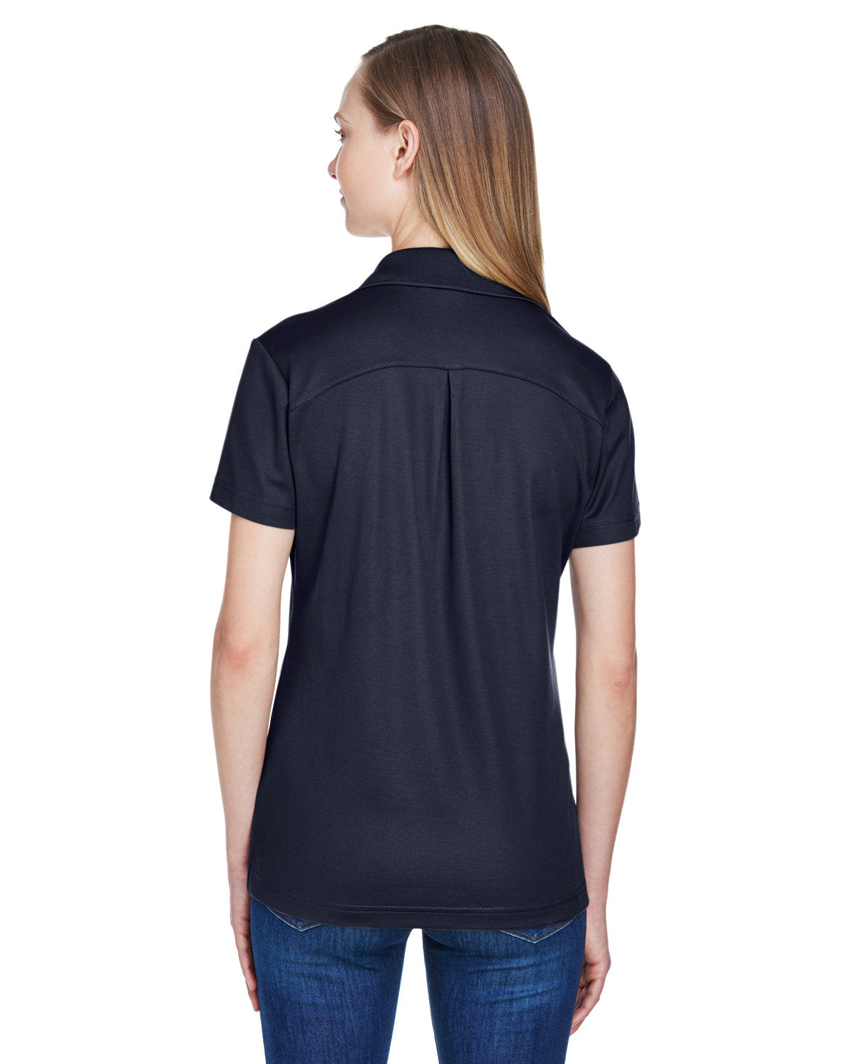 Devon & Jones CrownLux Performance Ladies' Plaited Polo