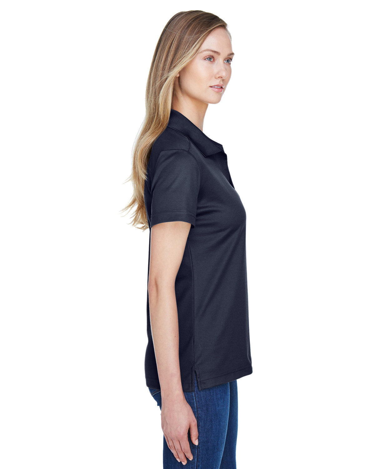 Devon & Jones CrownLux Performance Ladies' Plaited Polo