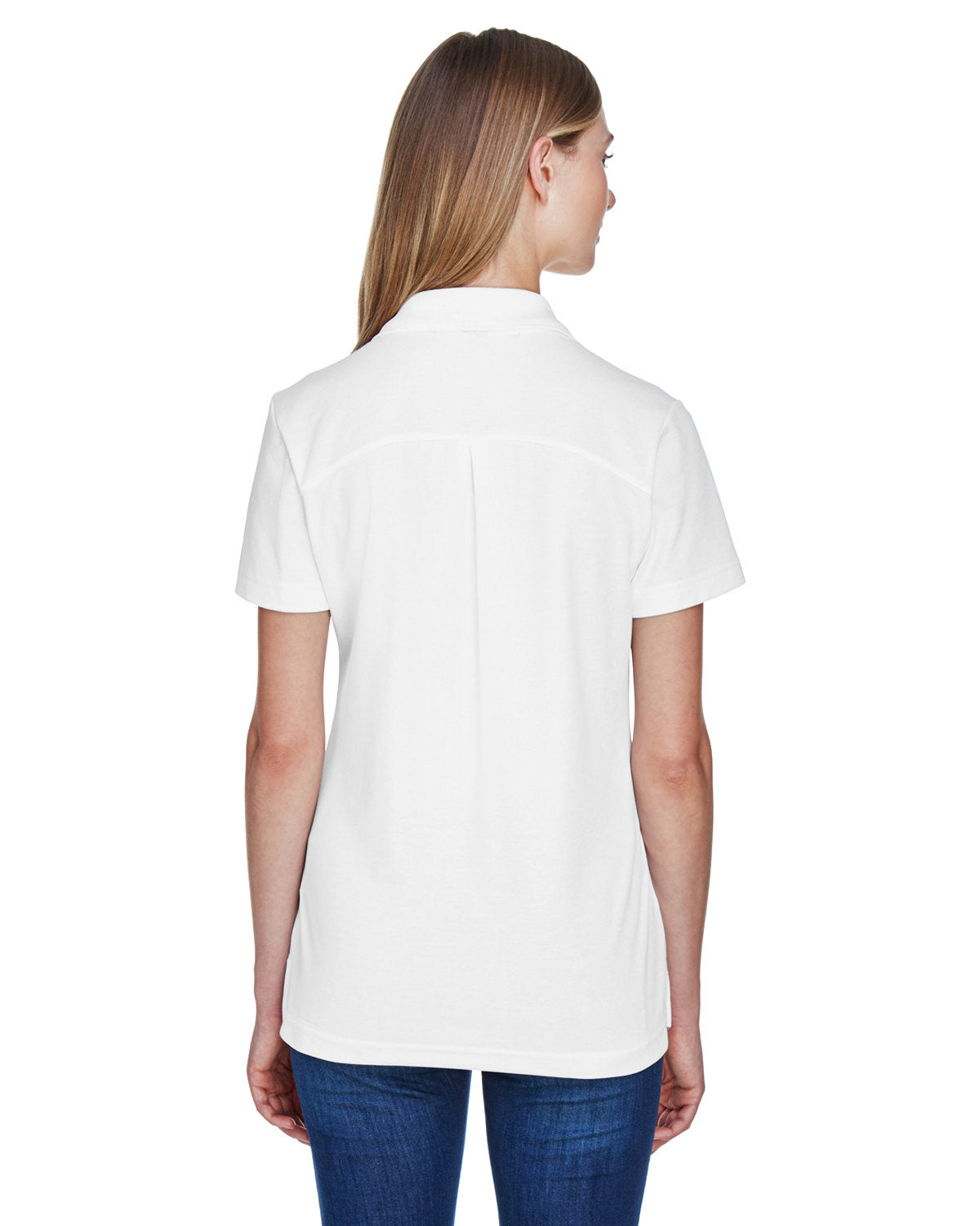 Devon & Jones CrownLux Performance Ladies' Plaited Polo