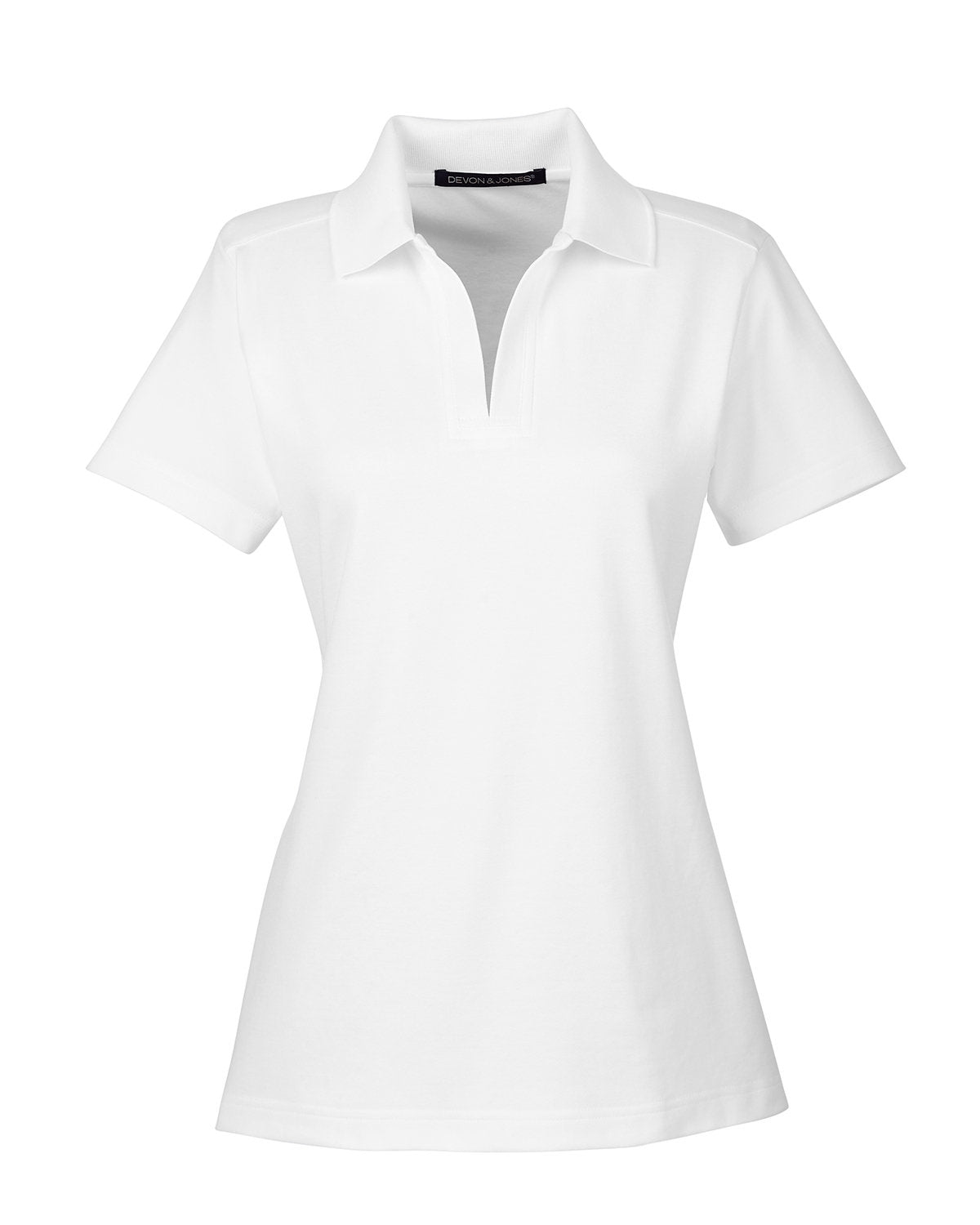 Devon & Jones CrownLux Performance Ladies' Plaited Polo