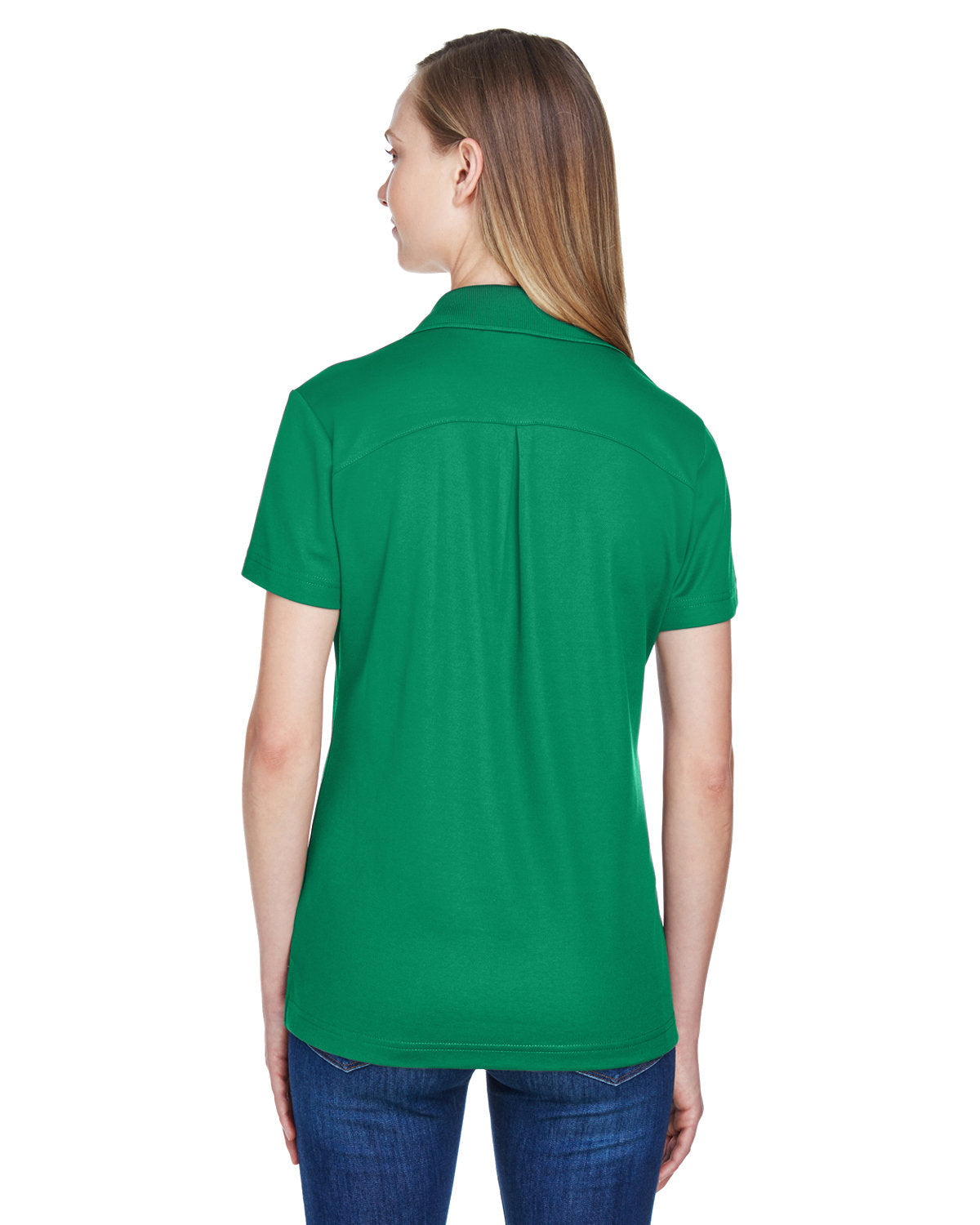 Devon & Jones CrownLux Performance Ladies' Plaited Polo