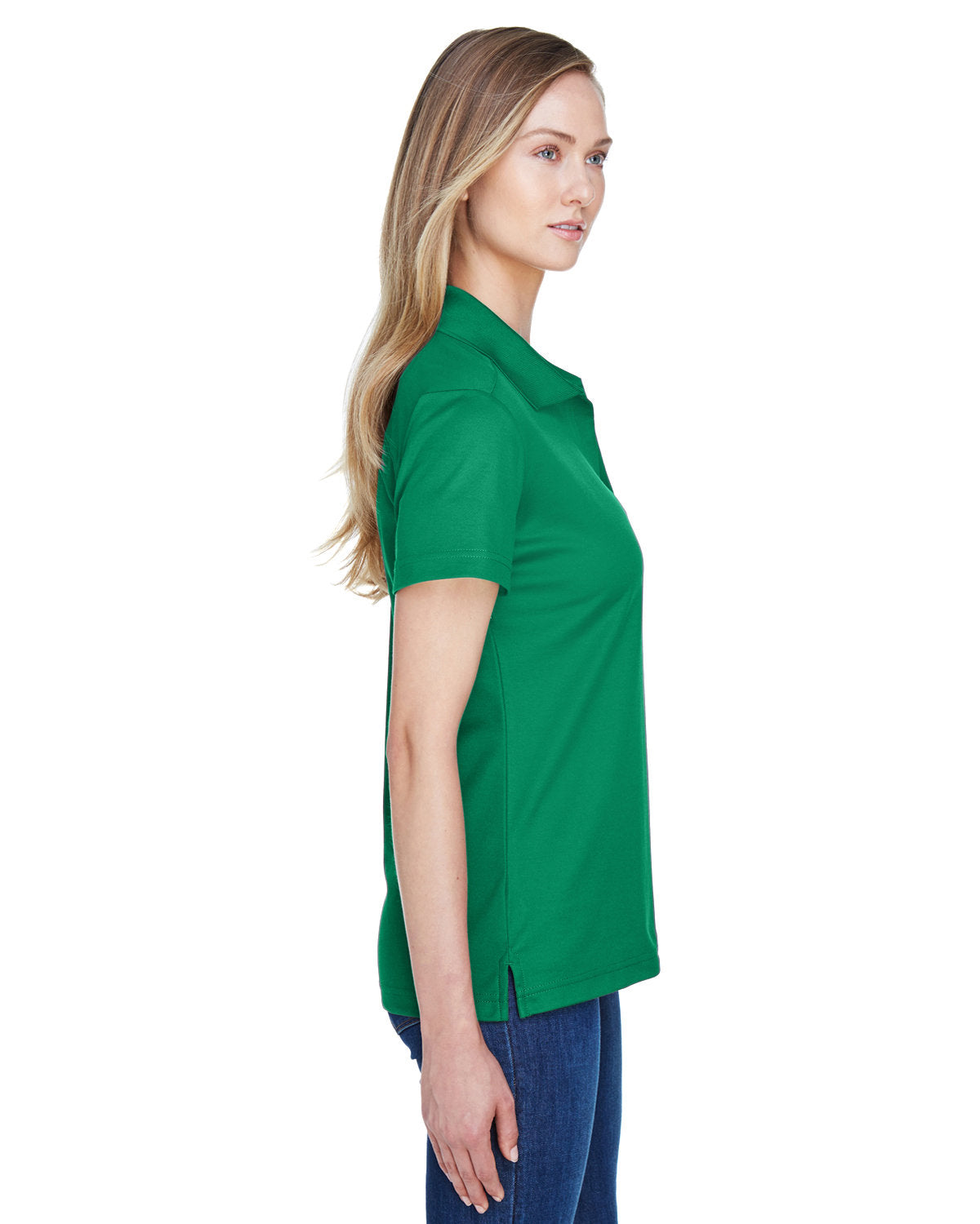 Devon & Jones CrownLux Performance Ladies' Plaited Polo