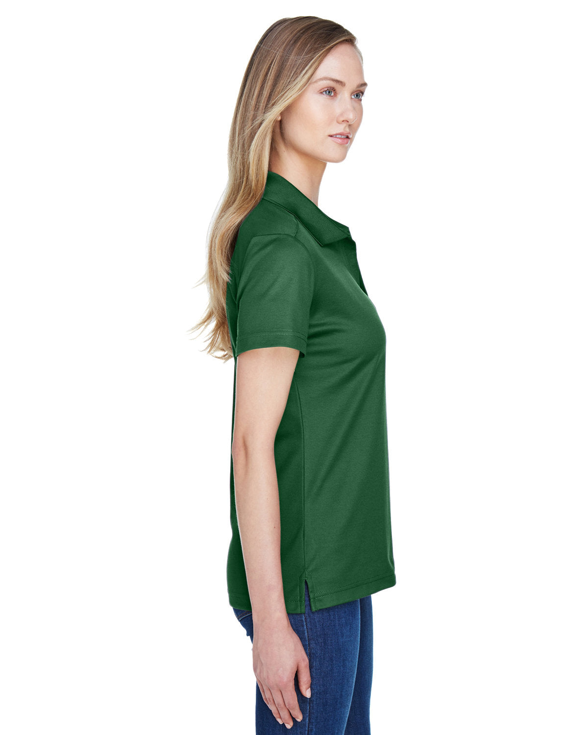 Devon & Jones CrownLux Performance Ladies' Plaited Polo