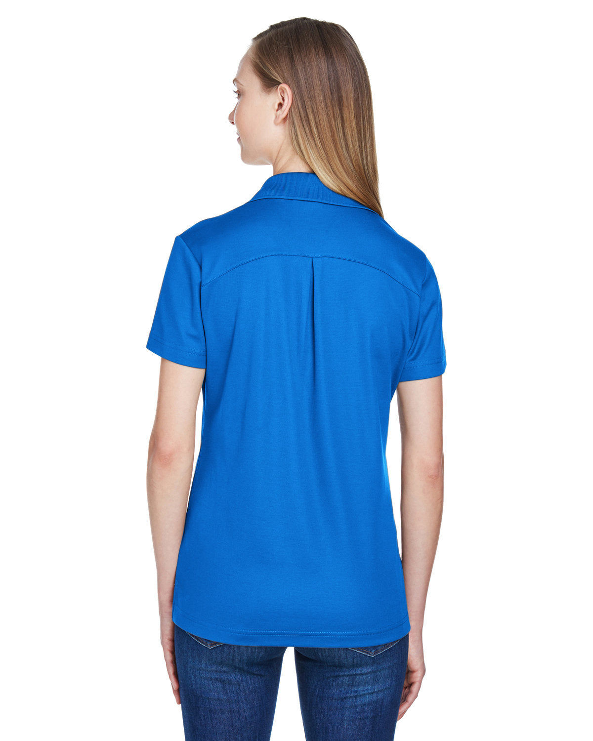 Devon & Jones CrownLux Performance Ladies' Plaited Polo