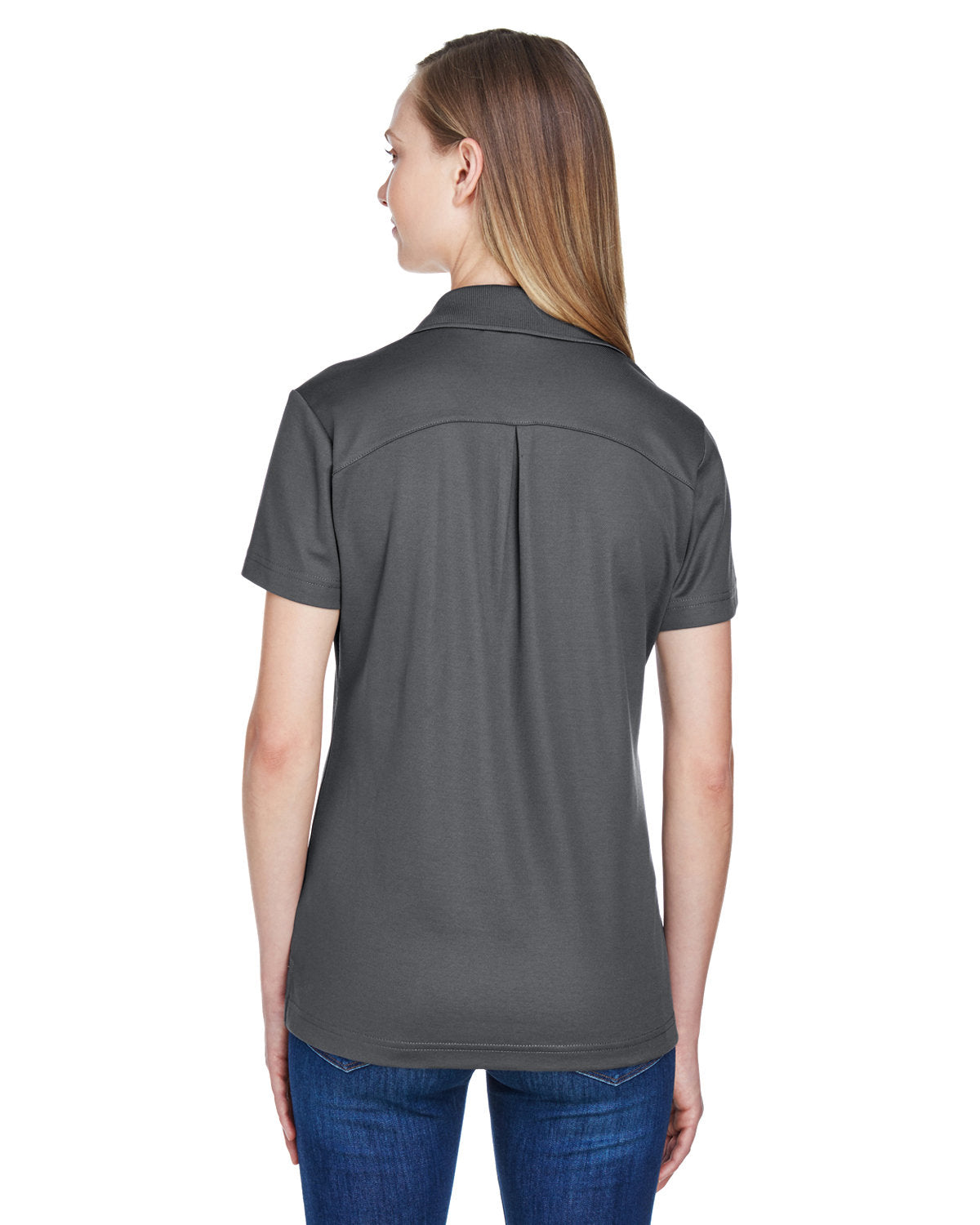 Devon & Jones CrownLux Performance Ladies' Plaited Polo