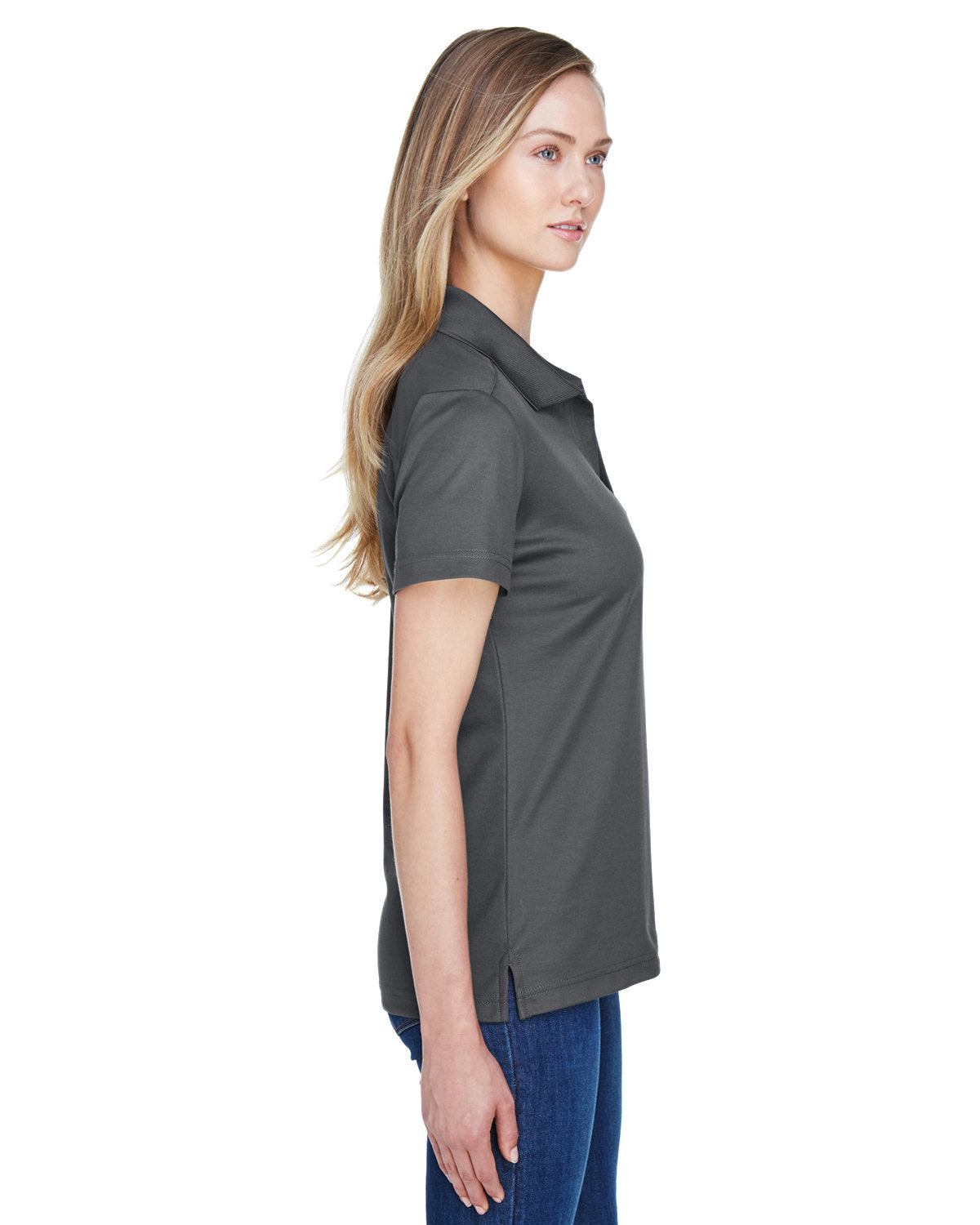 Devon & Jones CrownLux Performance Ladies' Plaited Polo