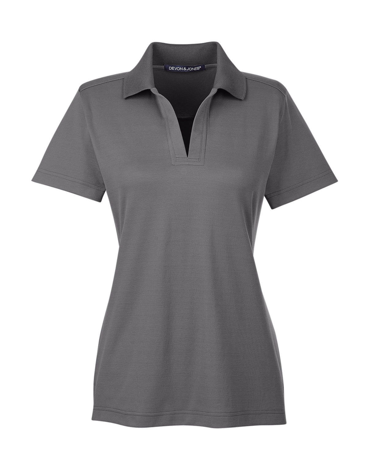 Devon & Jones CrownLux Performance Ladies' Plaited Polo