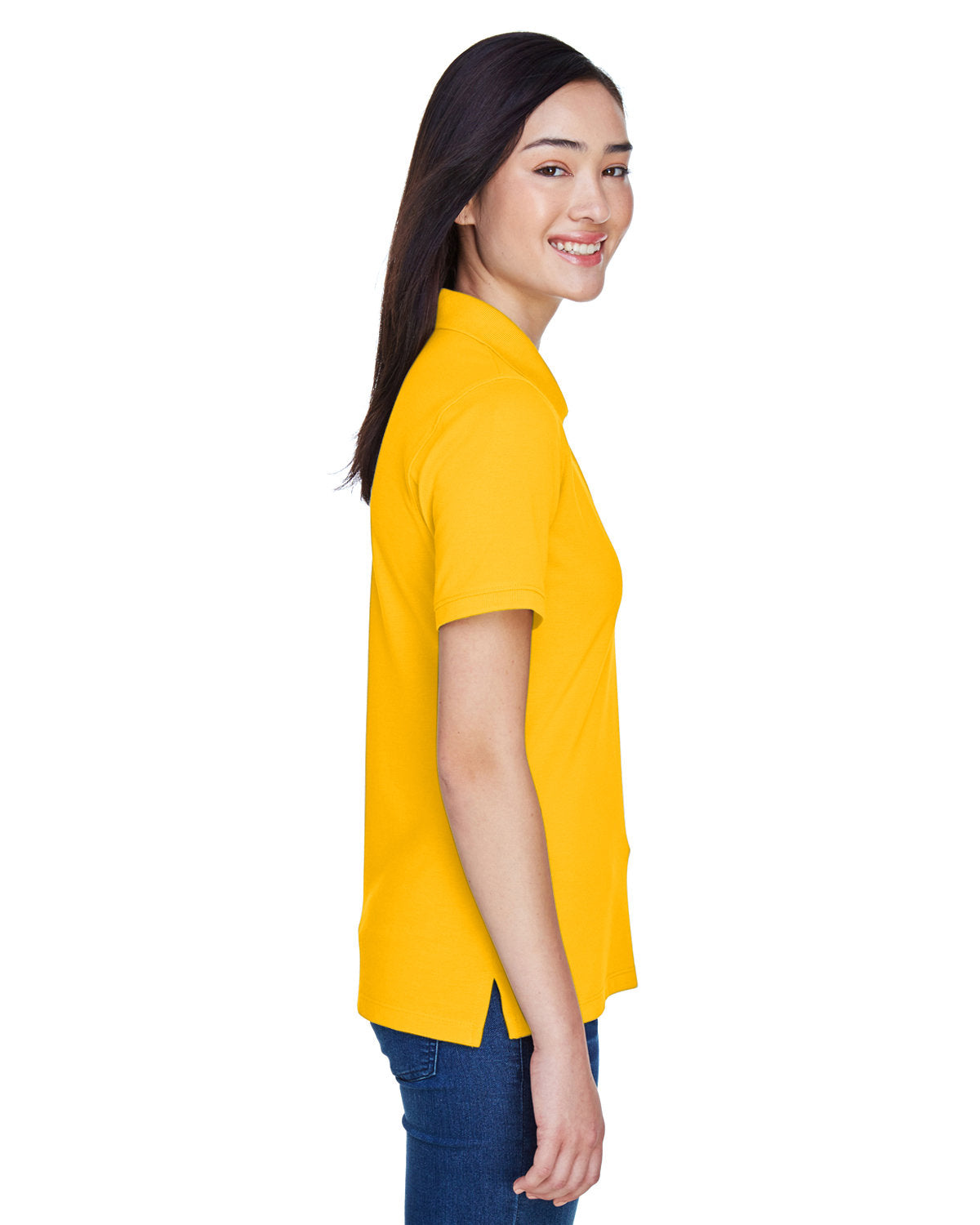 Harriton Ladies' 5.6 oz. Easy Blend Polo