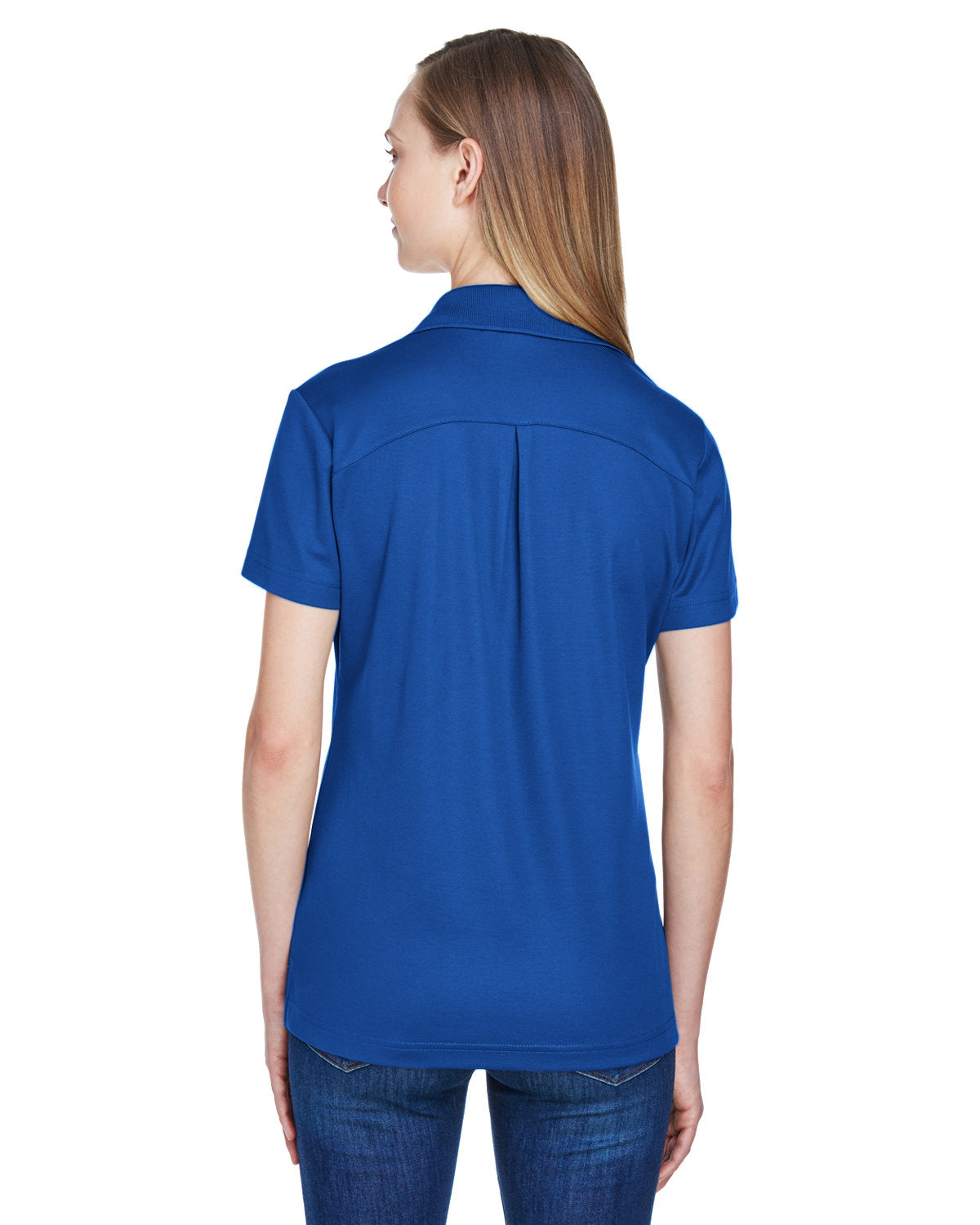 Devon & Jones CrownLux Performance Ladies' Plaited Polo