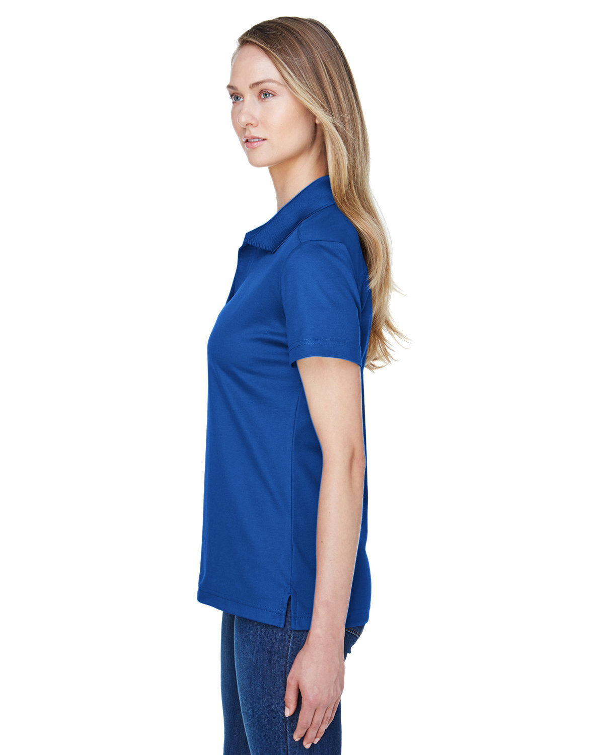 Devon & Jones CrownLux Performance Ladies' Plaited Polo