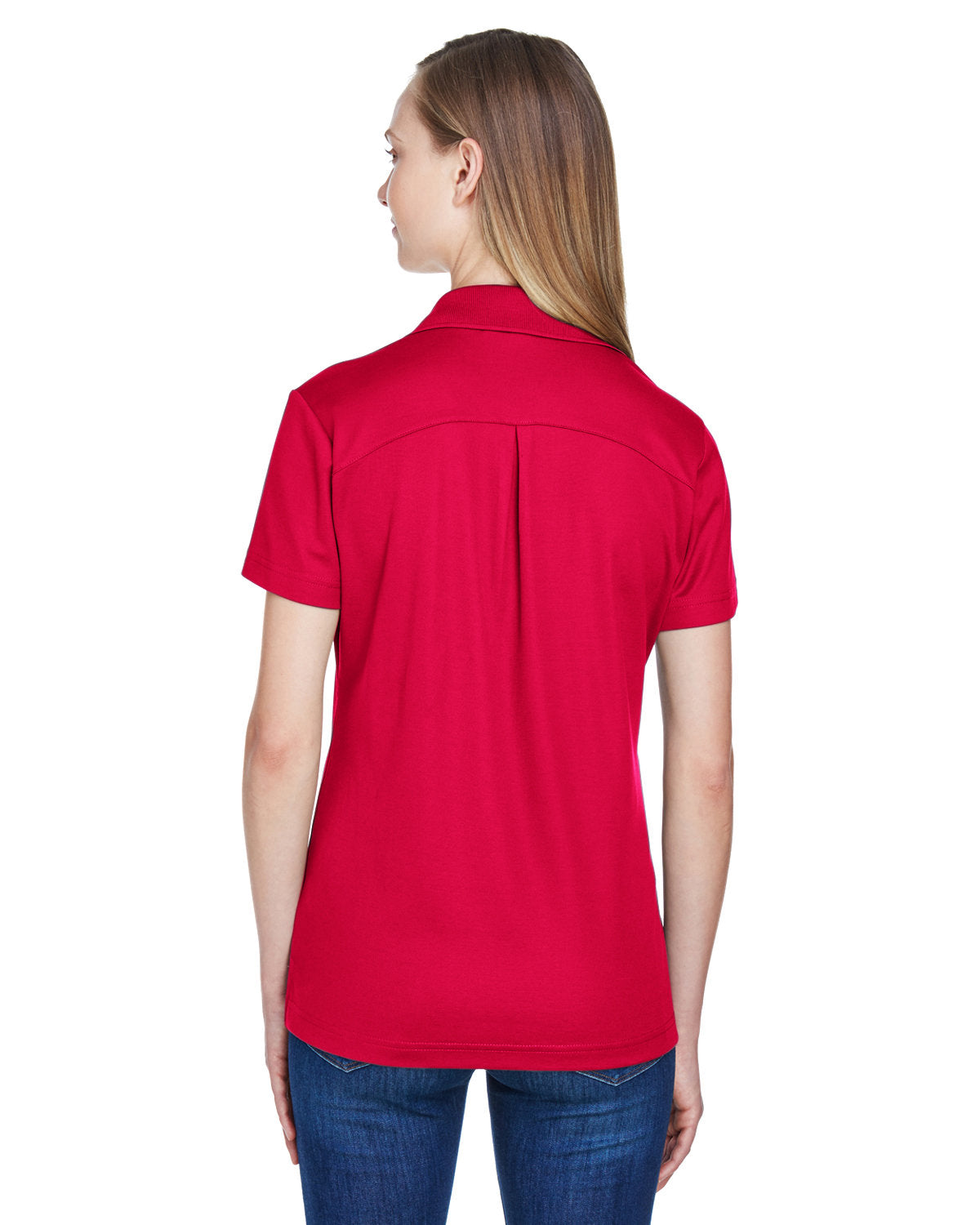 Devon & Jones CrownLux Performance Ladies' Plaited Polo