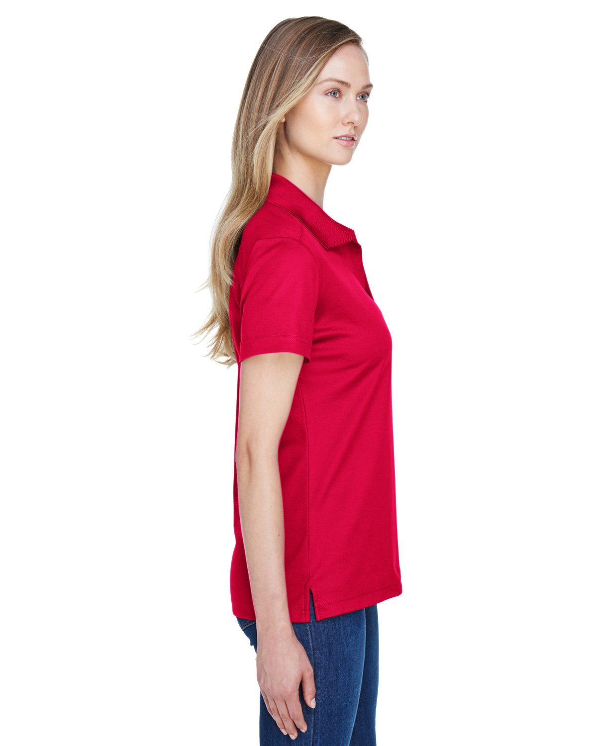 Devon & Jones CrownLux Performance Ladies' Plaited Polo