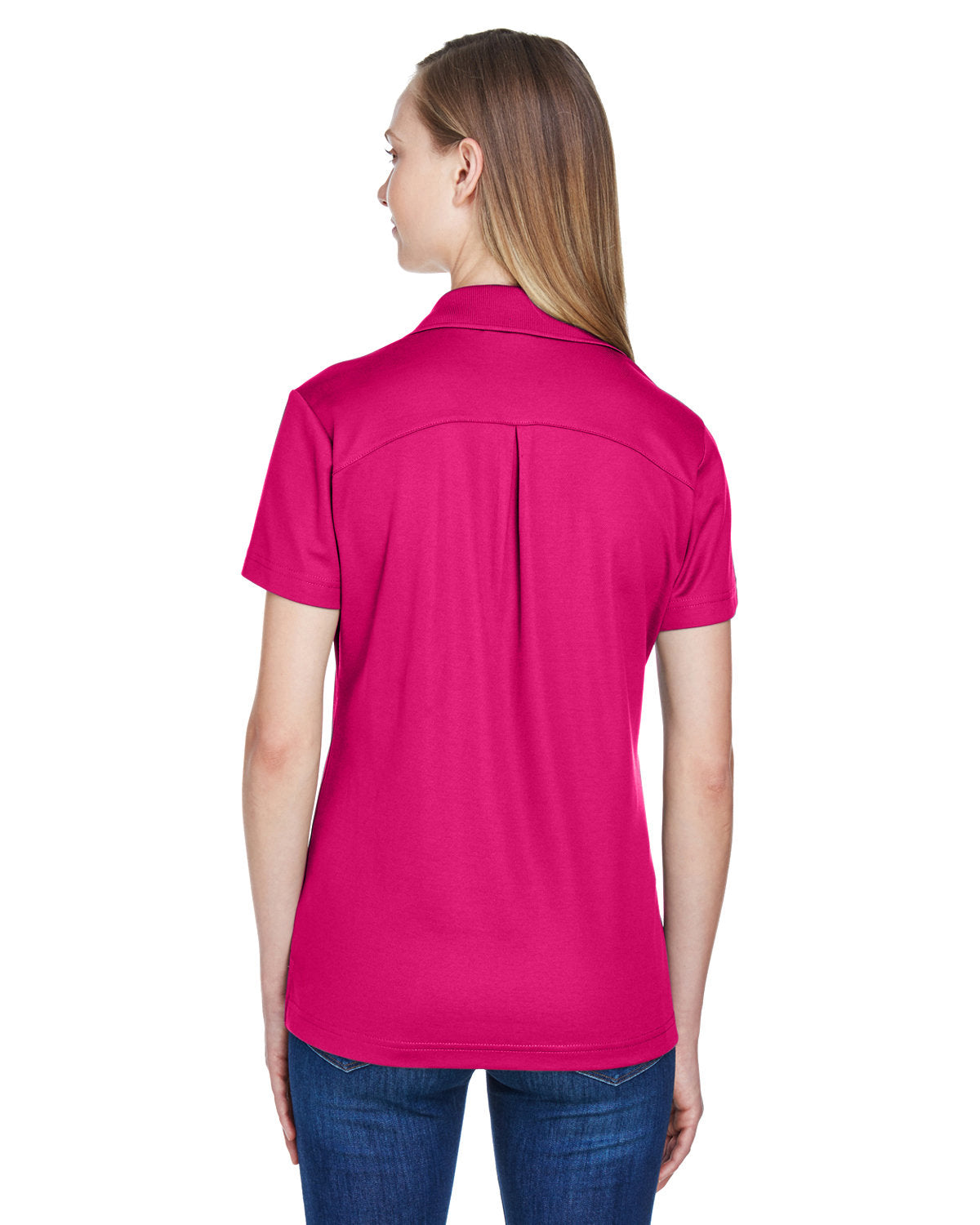 Devon & Jones CrownLux Performance Ladies' Plaited Polo