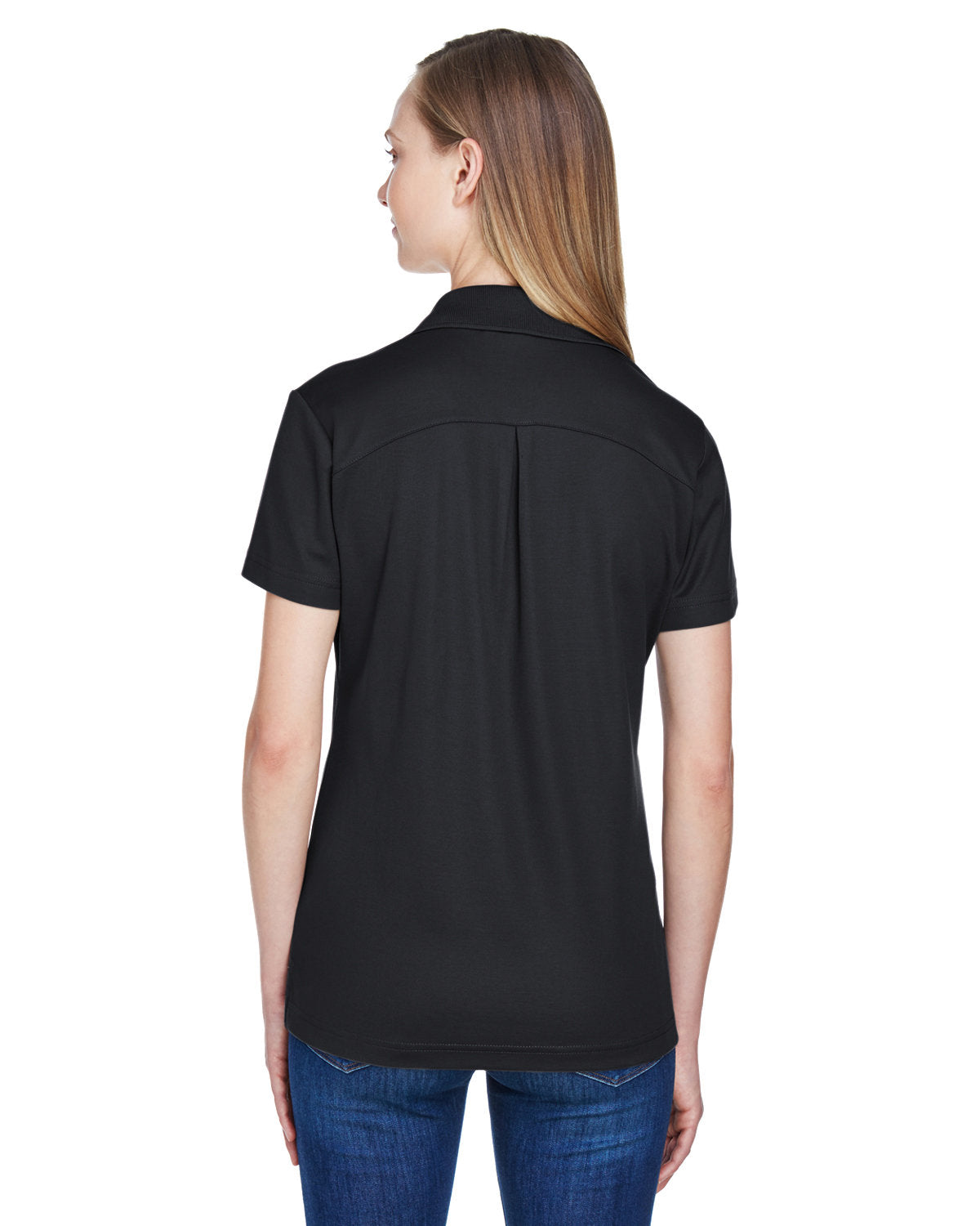 Devon & Jones CrownLux Performance Ladies' Plaited Polo