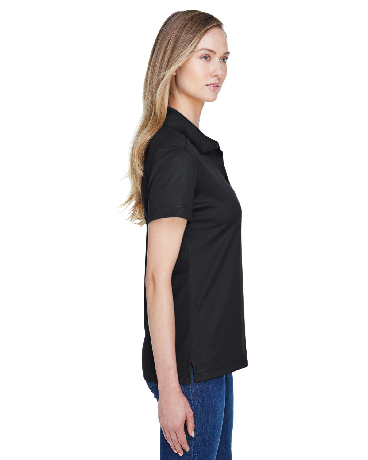Devon & Jones CrownLux Performance Ladies' Plaited Polo