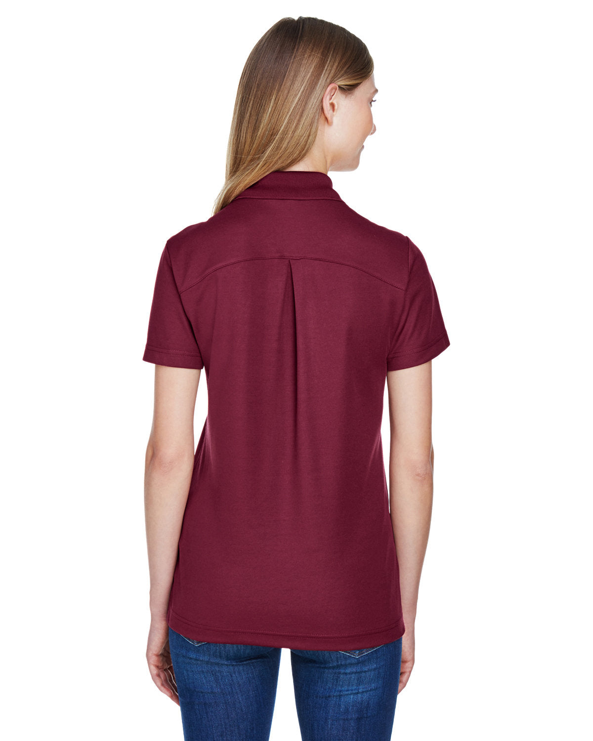 Devon & Jones CrownLux Performance Ladies' Plaited Polo