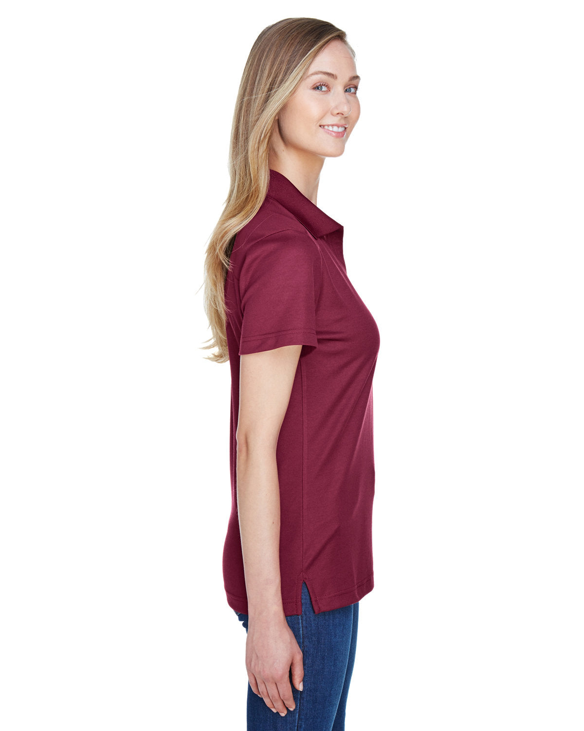 Devon & Jones CrownLux Performance Ladies' Plaited Polo