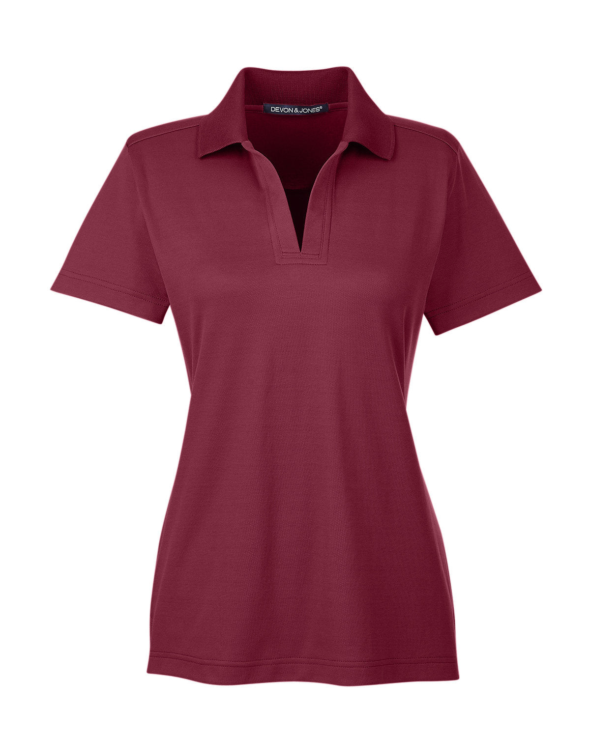 Devon & Jones CrownLux Performance Ladies' Plaited Polo