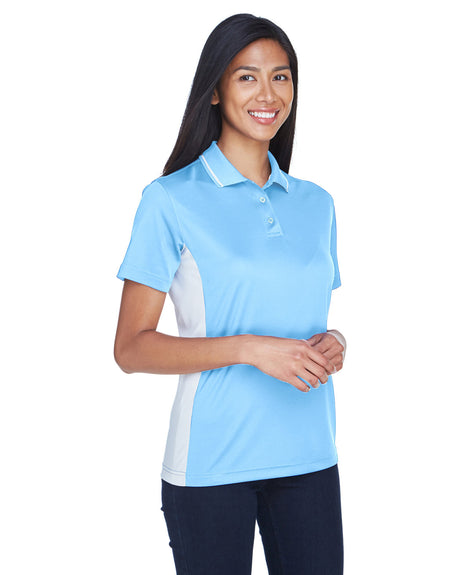 UltraClub Ladies' Cool & Dry Sport Two-Tone Polo UltraClub