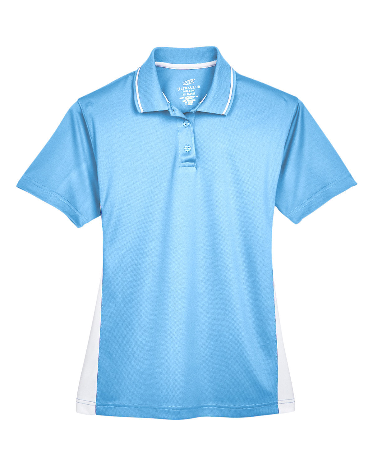 UltraClub Ladies' Cool & Dry Sport Two-Tone Polo UltraClub