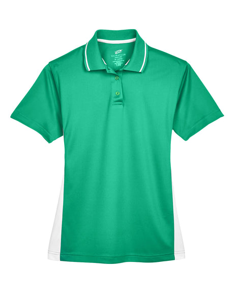 UltraClub Ladies' Cool & Dry Sport Two-Tone Polo UltraClub