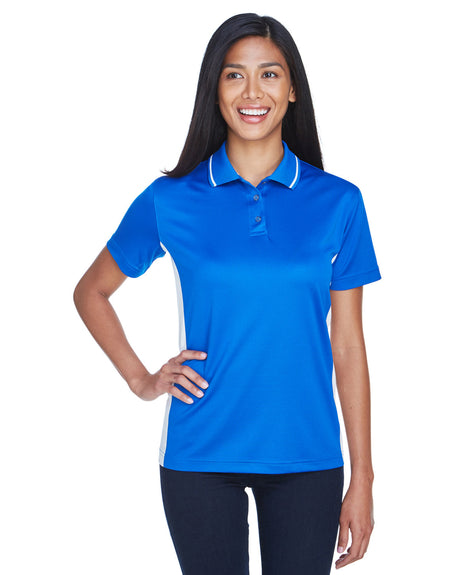 UltraClub Ladies' Cool & Dry Sport Two-Tone Polo UltraClub
