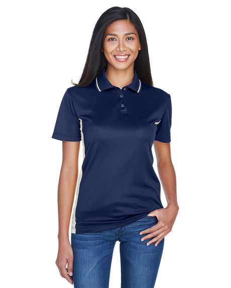 UltraClub Ladies' Cool & Dry Sport Two-Tone Polo UltraClub