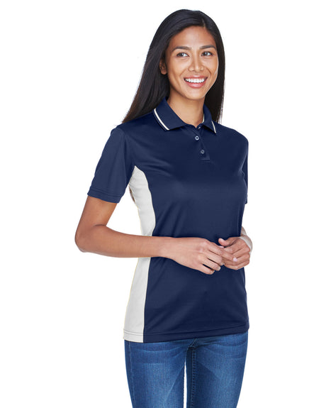 UltraClub Ladies' Cool & Dry Sport Two-Tone Polo UltraClub