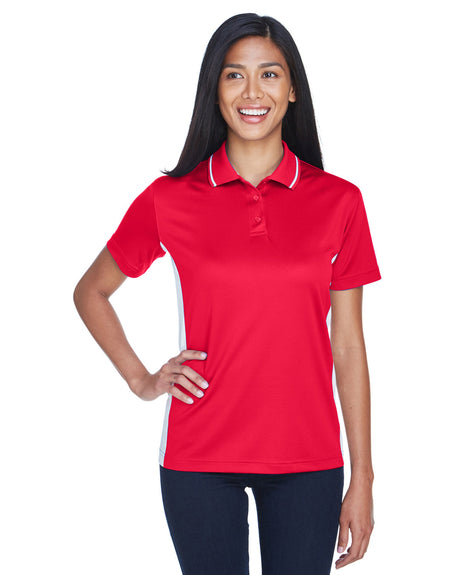 UltraClub Ladies' Cool & Dry Sport Two-Tone Polo UltraClub