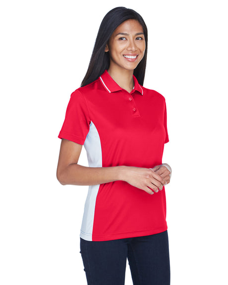 UltraClub Ladies' Cool & Dry Sport Two-Tone Polo UltraClub