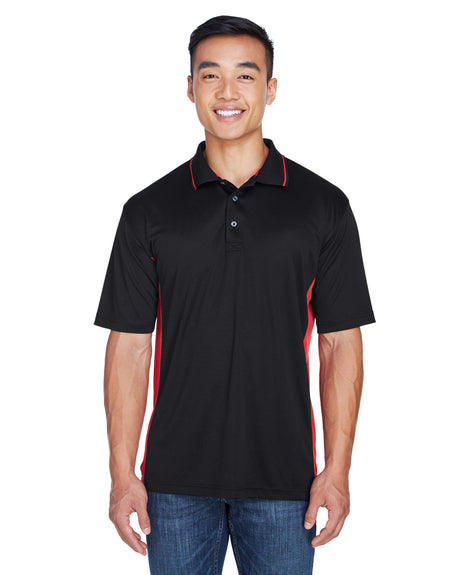 UltraClub Men's Cool & Dry Sport Two-Tone Polo UltraClub