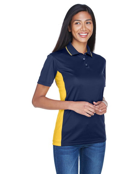 UltraClub Ladies' Cool & Dry Sport Two-Tone Polo UltraClub