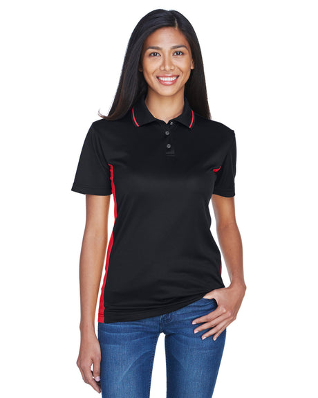 UltraClub Ladies' Cool & Dry Sport Two-Tone Polo UltraClub