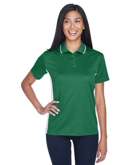 UltraClub Ladies' Cool & Dry Sport Two-Tone Polo UltraClub