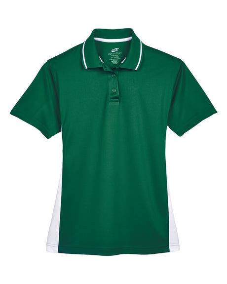 UltraClub Ladies' Cool & Dry Sport Two-Tone Polo UltraClub